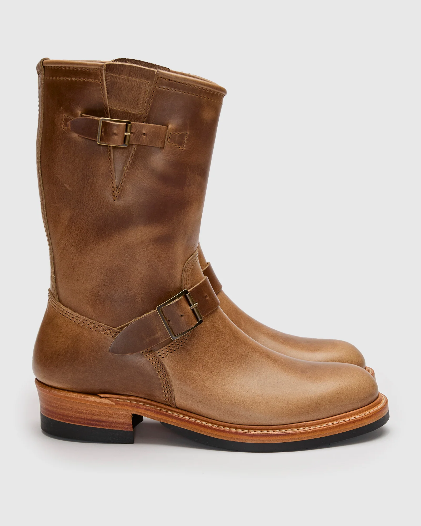 Wabash Engineer Boot in Horween Chromexcel Natural - Image 3