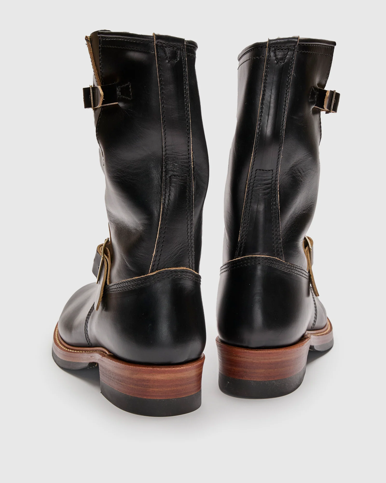 Wabash Engineer Boot in Horween Chromexcel Black - Image 5