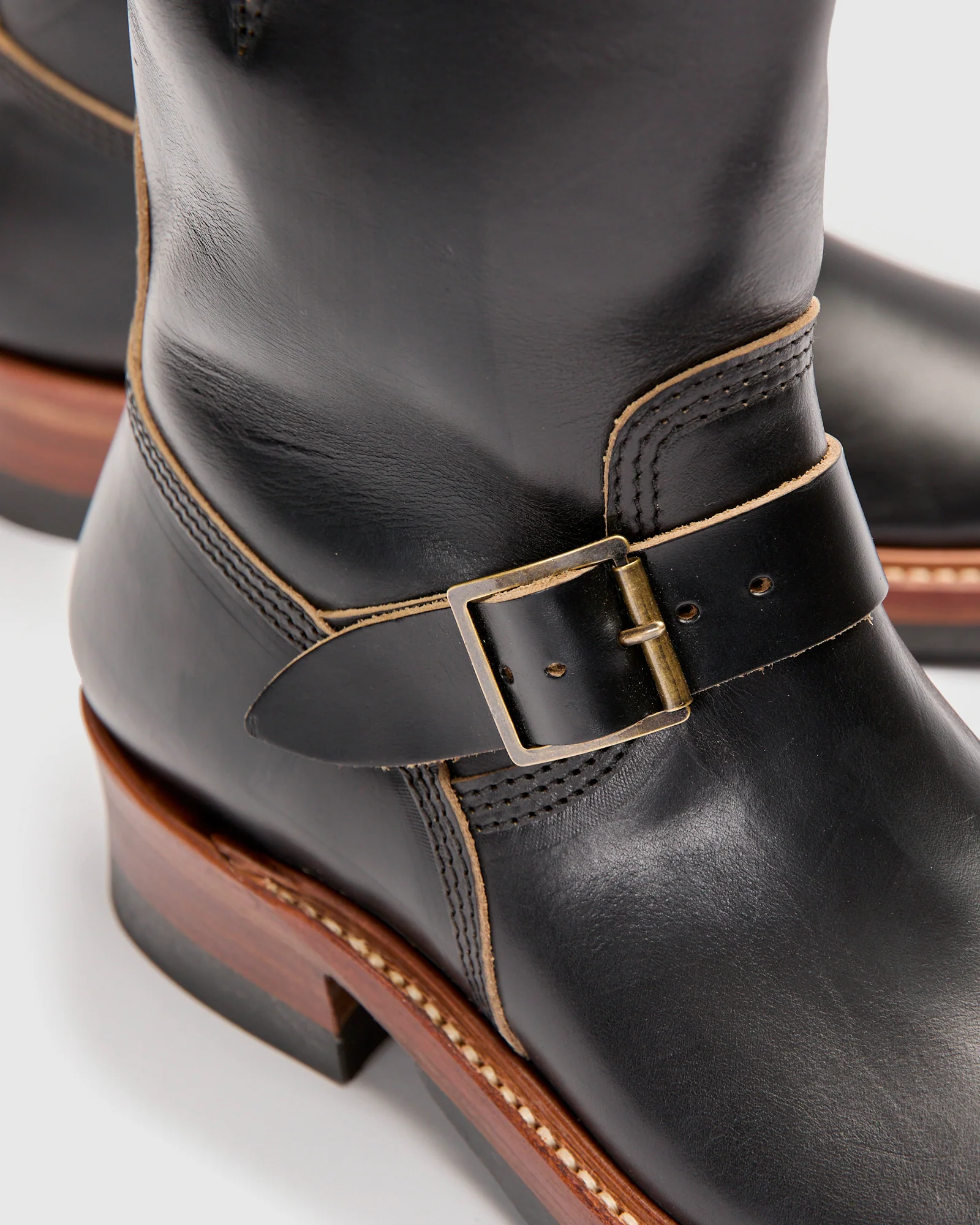 Wabash Engineer Boot in Horween Chromexcel Black - Image 8
