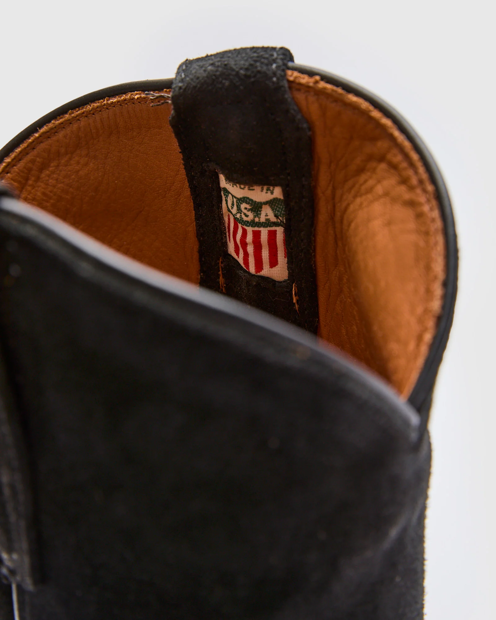 Walker Boot in Black Roughout - Image 10