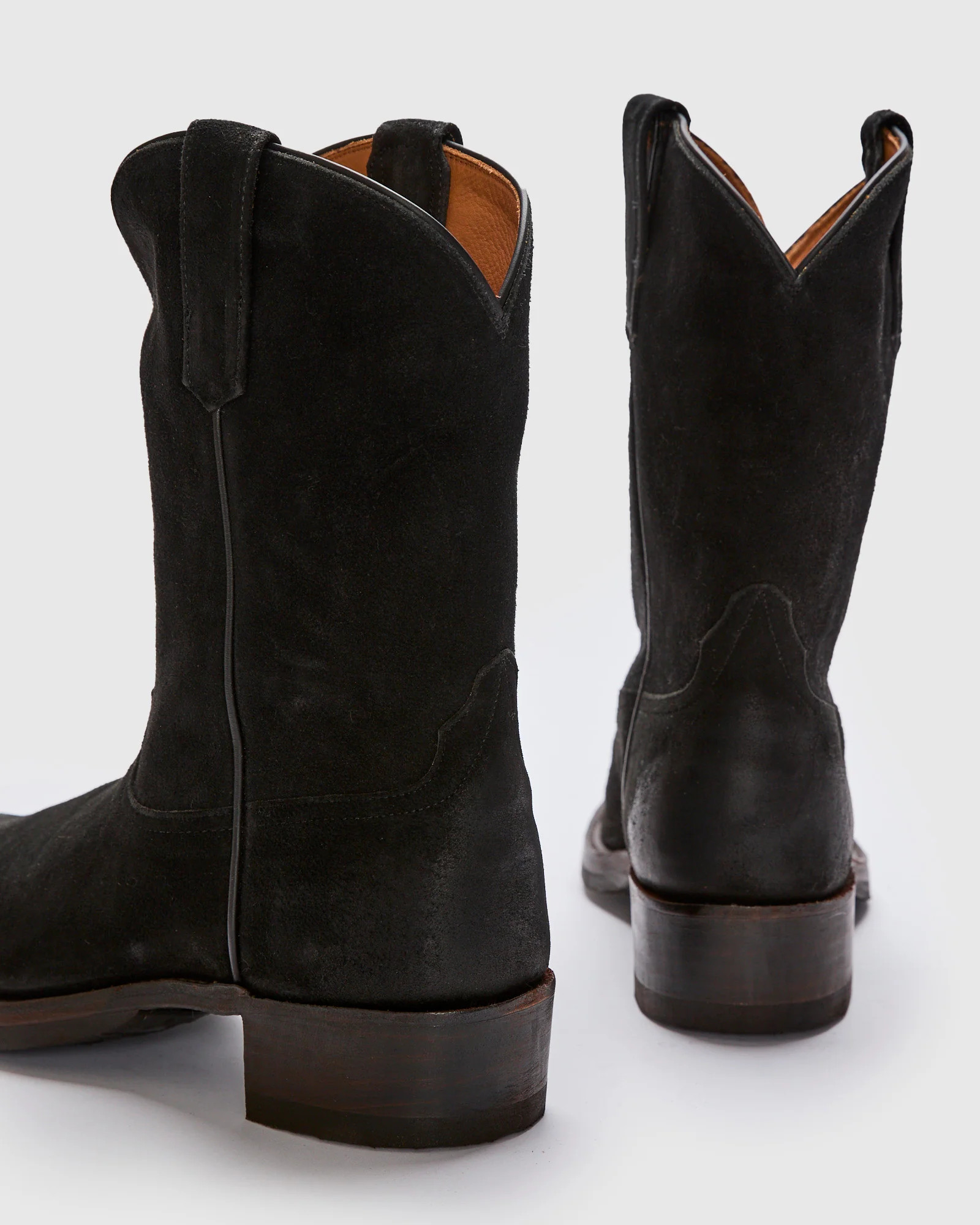 Walker Boot in Black Roughout - Image 5