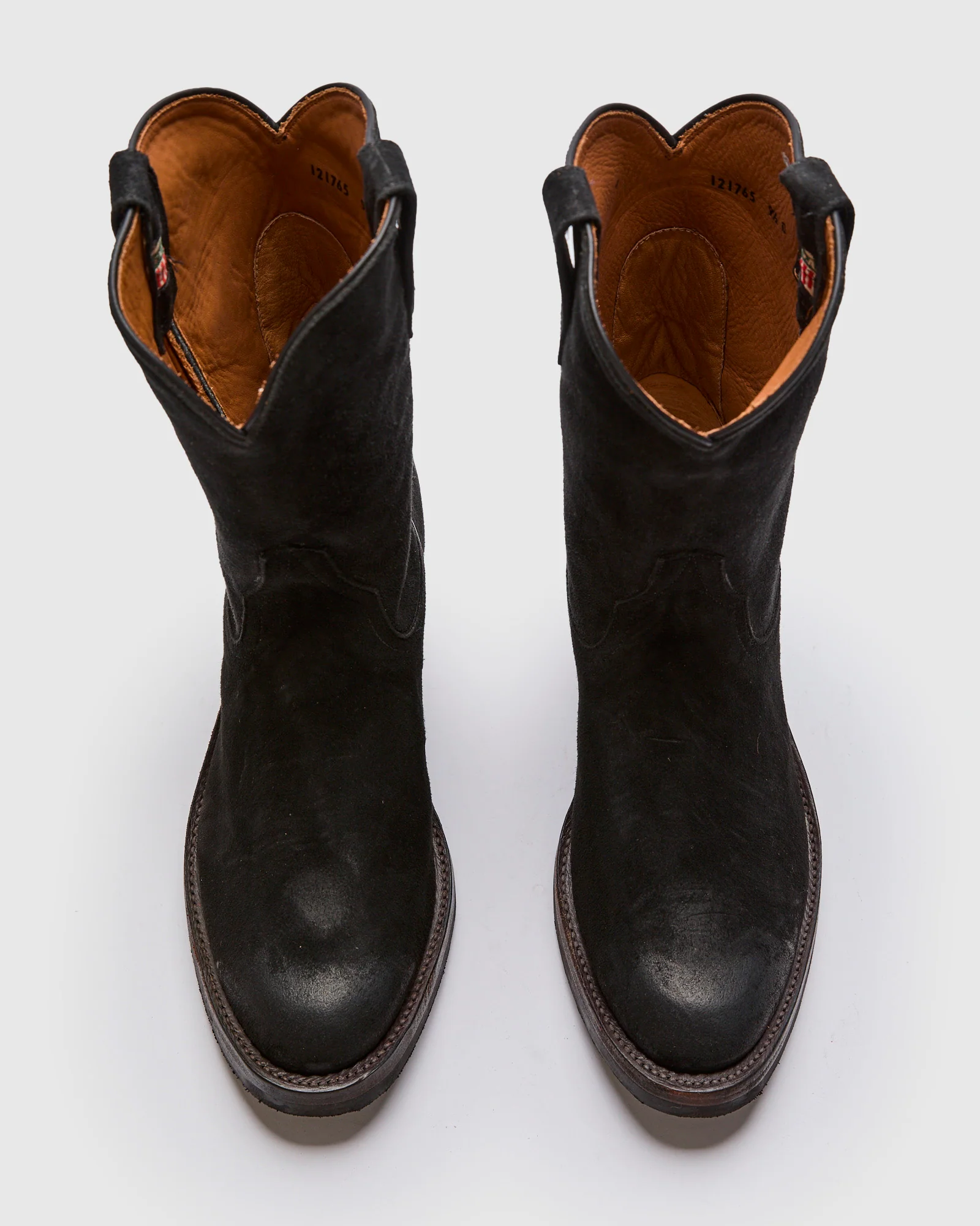 Walker Boot in Black Roughout - Image 6