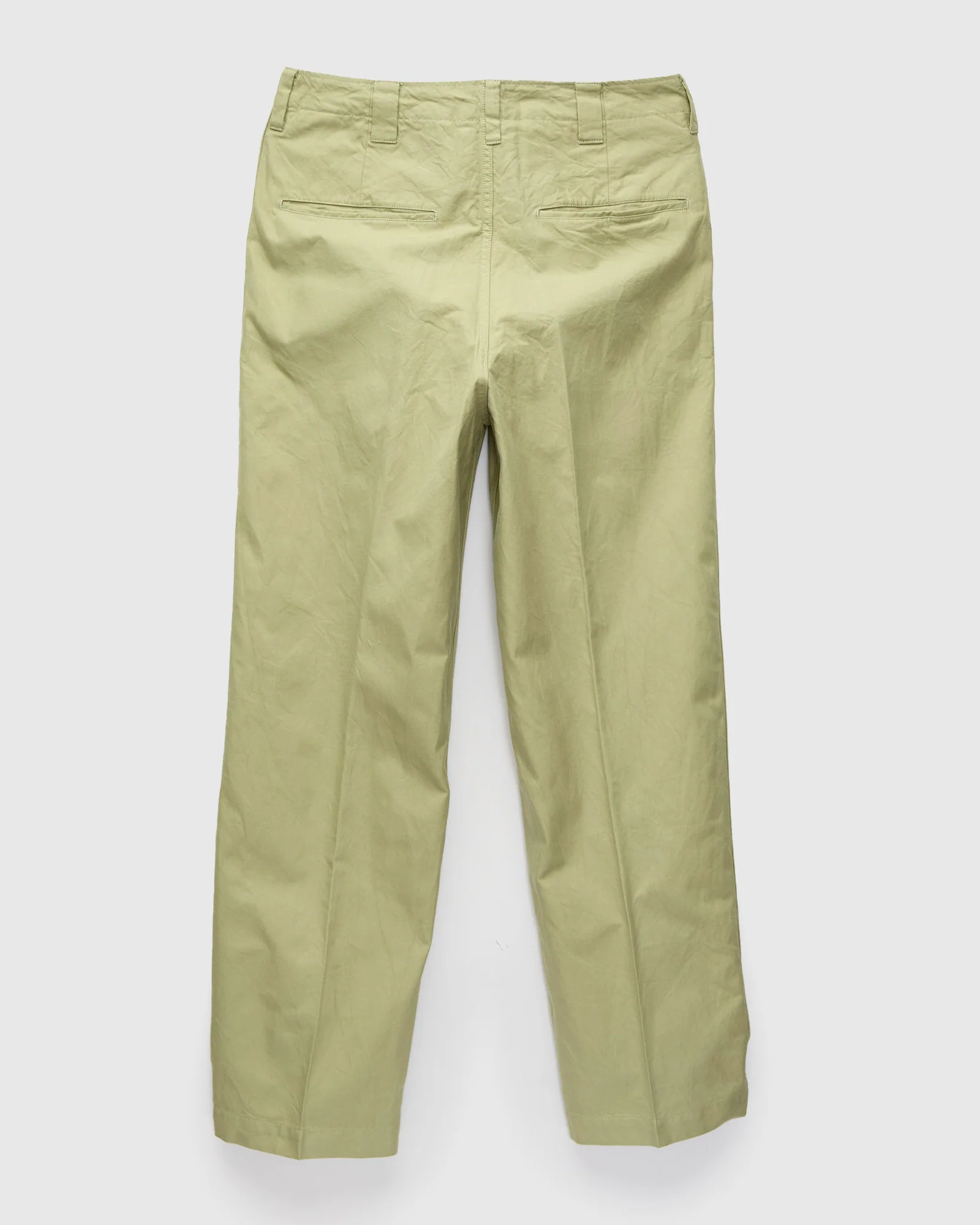 Wide Chino Pants in Light Green - Image 3