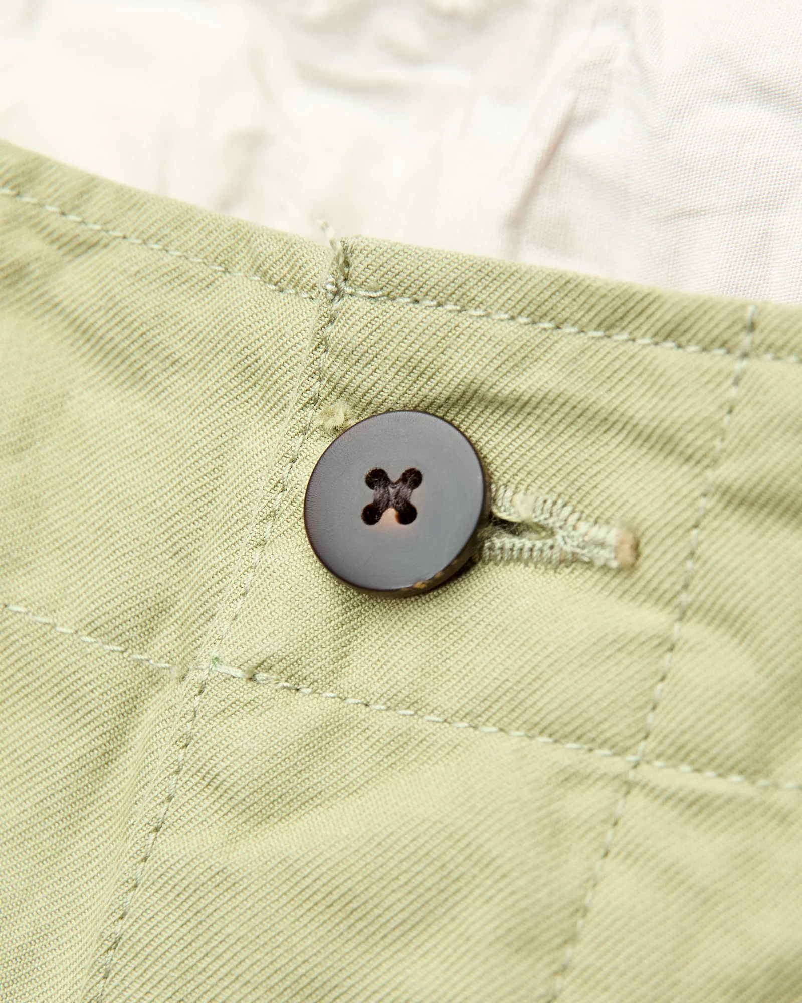 Wide Chino Pants in Light Green - Image 6