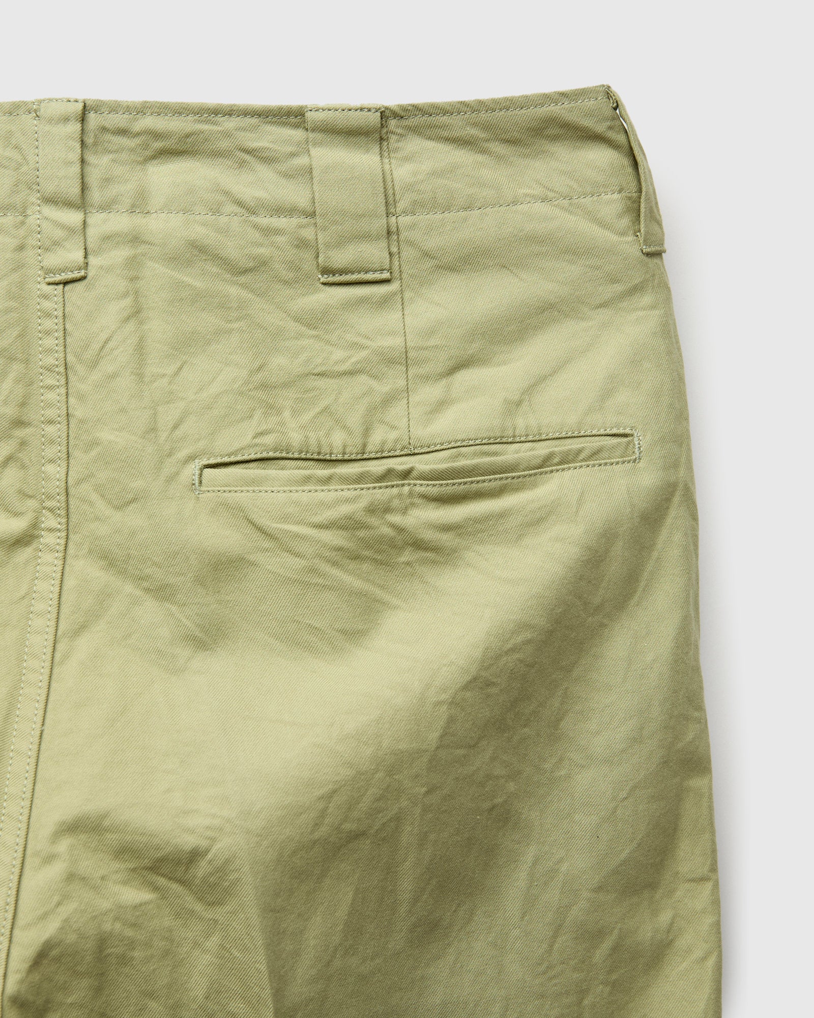 Wide Chino Pants in Light Green - Image 9