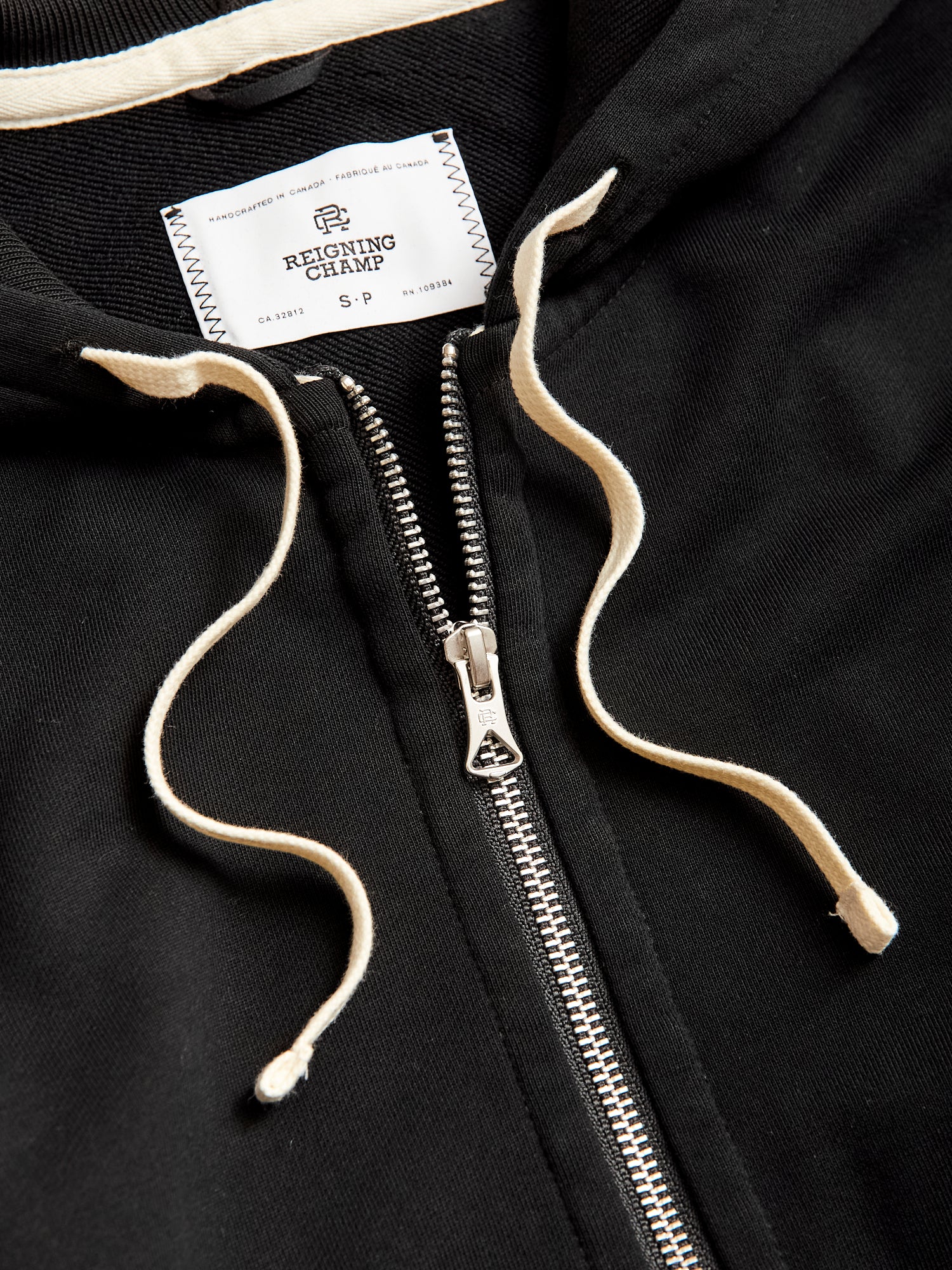 Zip Hoodie in Black - Image 3