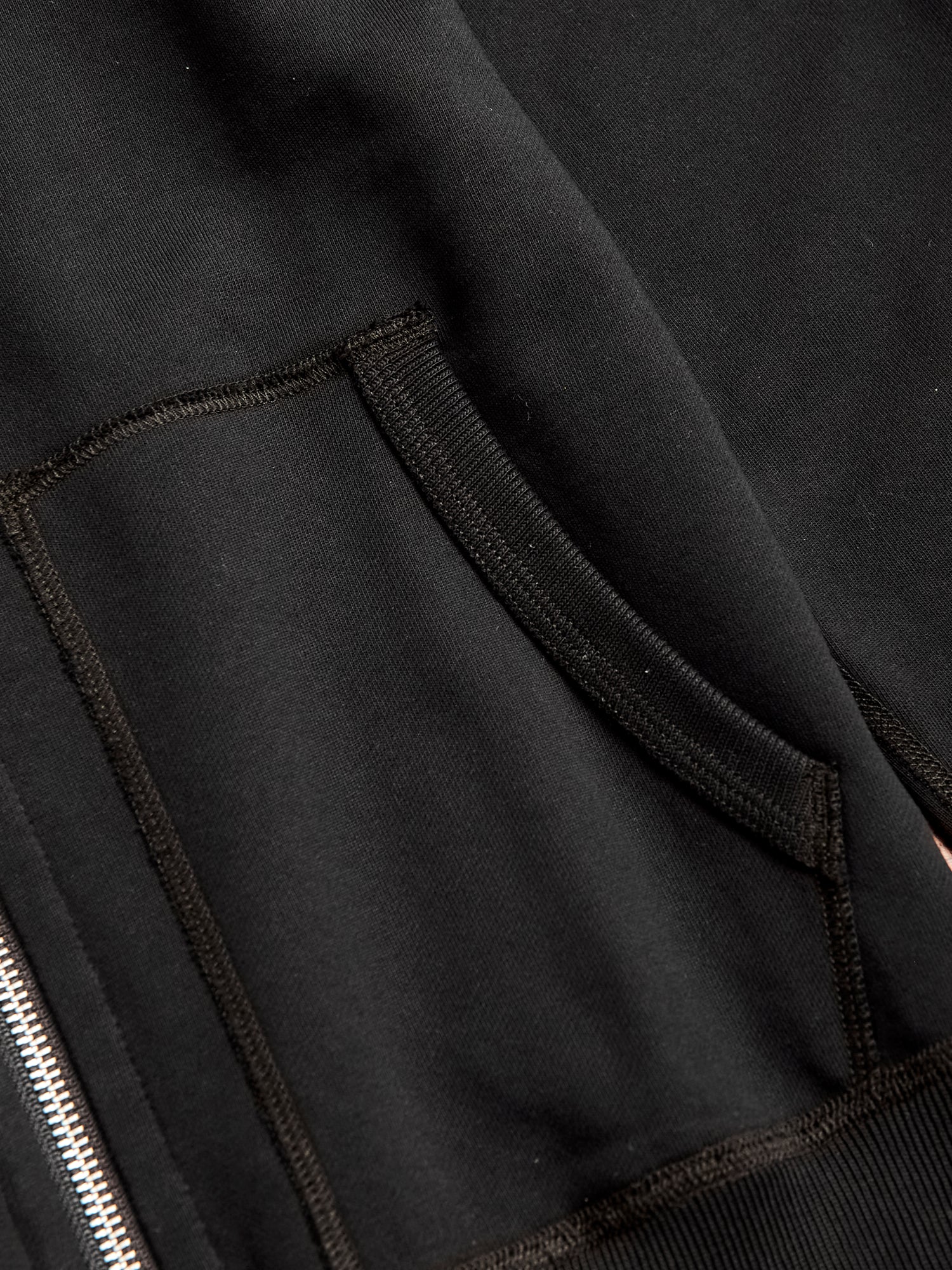 Zip Hoodie in Black - Image 4