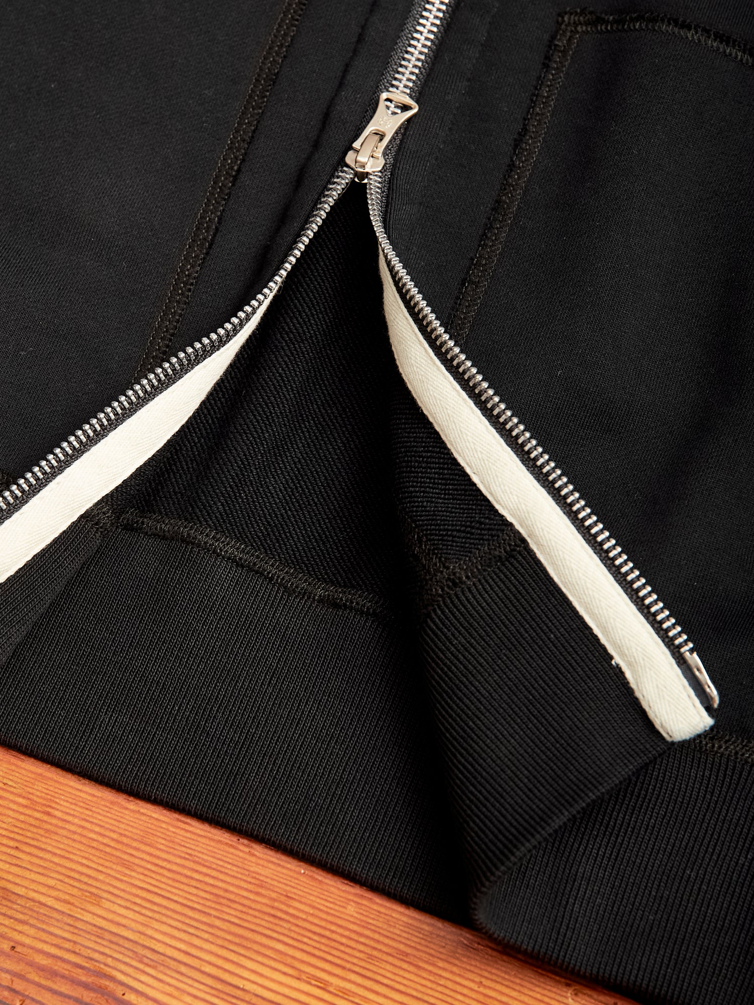Zip Hoodie in Black - Image 5