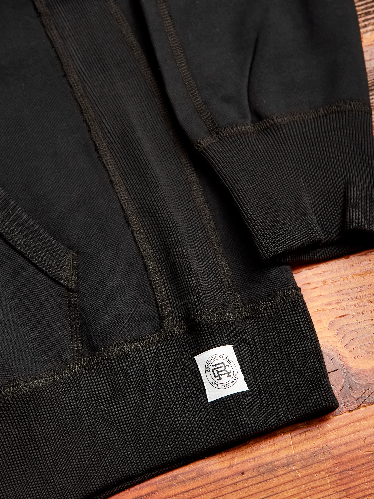 Zip Hoodie in Black - Image 6
