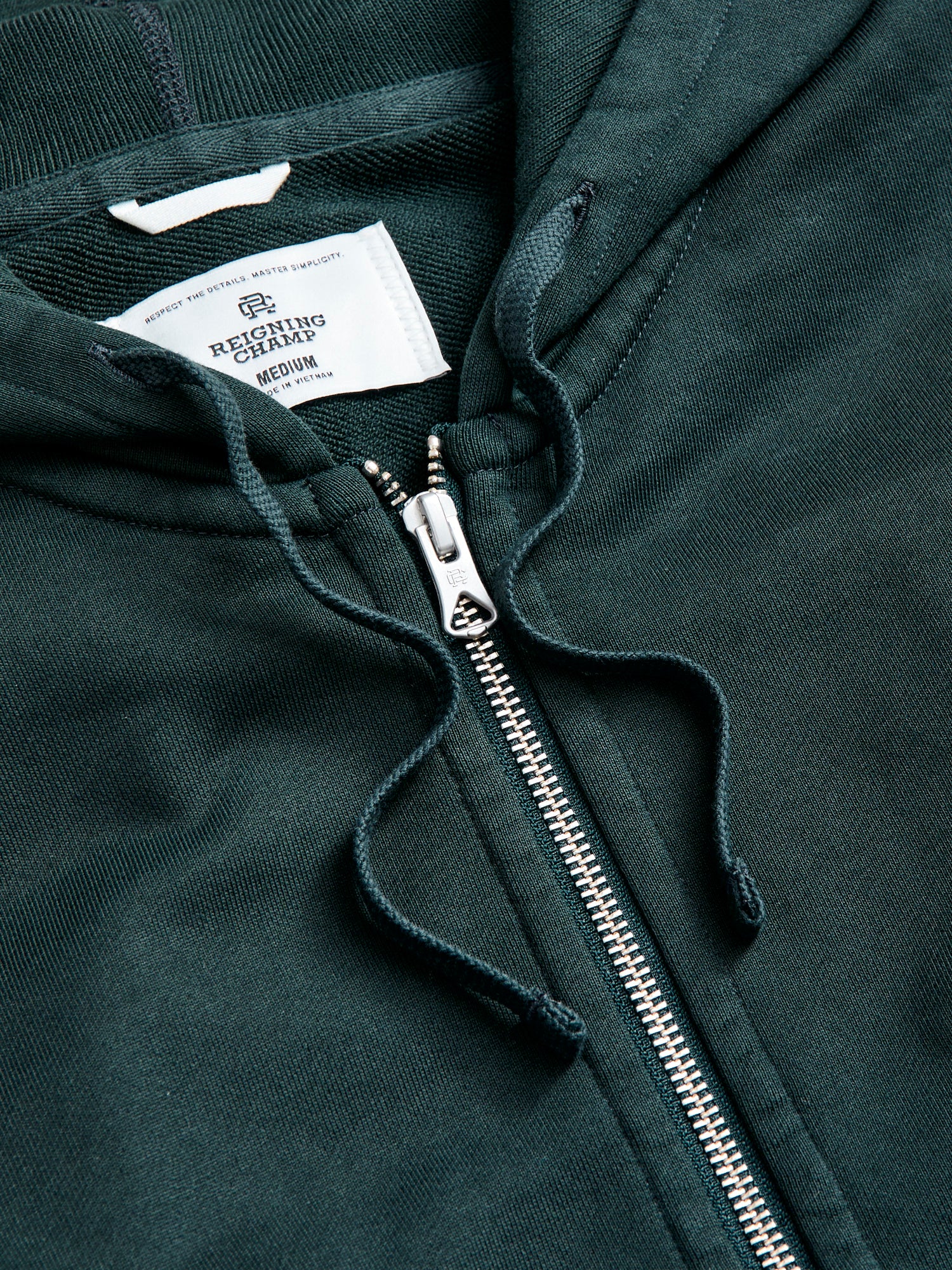 Zip Hoodie in Petrol - Image 4